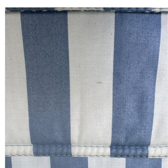 Waverly Kismet Wedgewood 13x18 Reversible Placemats Blue Stripe Polka Dot Set of - Picture 6 of 6